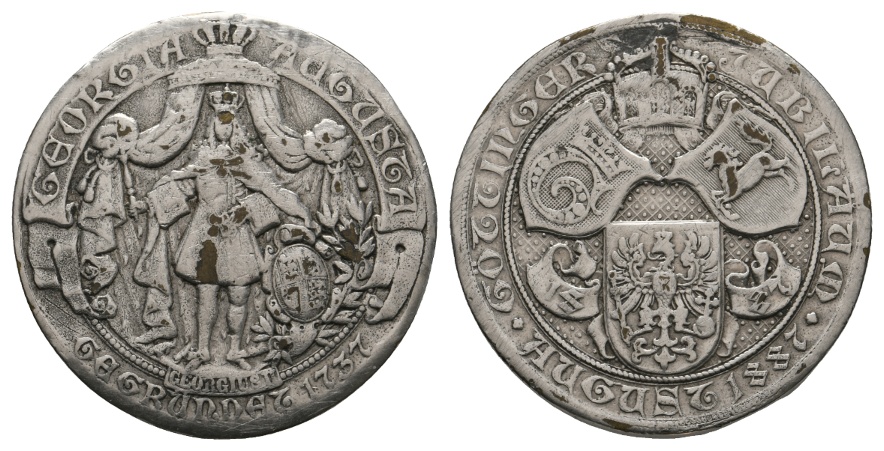  Medaille 1887; Kaiserreich; Georg August Universität Göttingen Jubiläum; 14,05 g; Ø 32,89 mm   