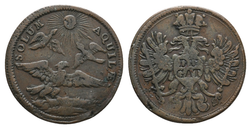 Medaille; Solum Aquilae; Bronze; 3,57 g; Ø 22,58 mm   