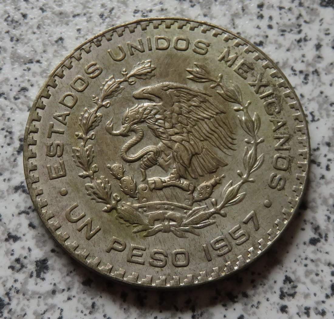  Mexiko 1 Peso 1957   