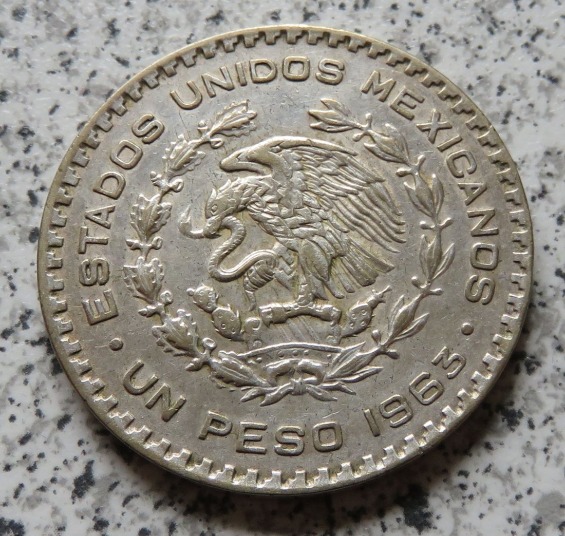  Mexiko 1 Peso 1963   