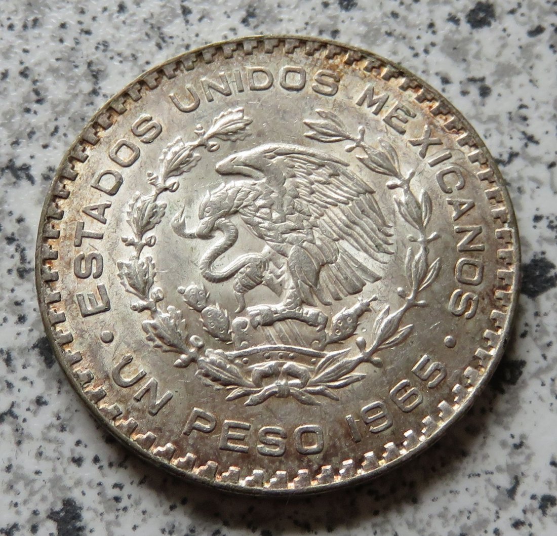  Mexiko 1 Peso 1965   