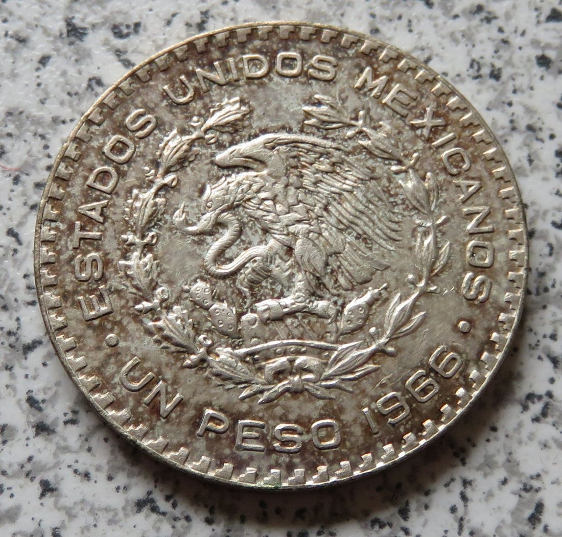  Mexiko 1 Peso 1966   