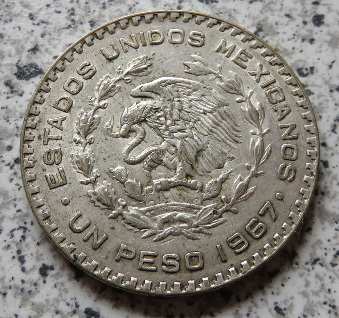  Mexiko 1 Peso 1967   