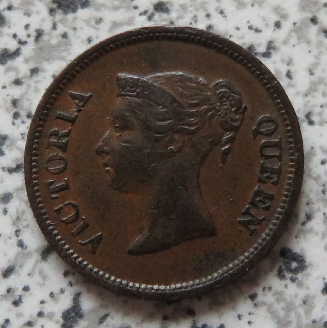 East India Company 1/4 Cent 1845 / Straits Settlements 1/4 Cent 1845   