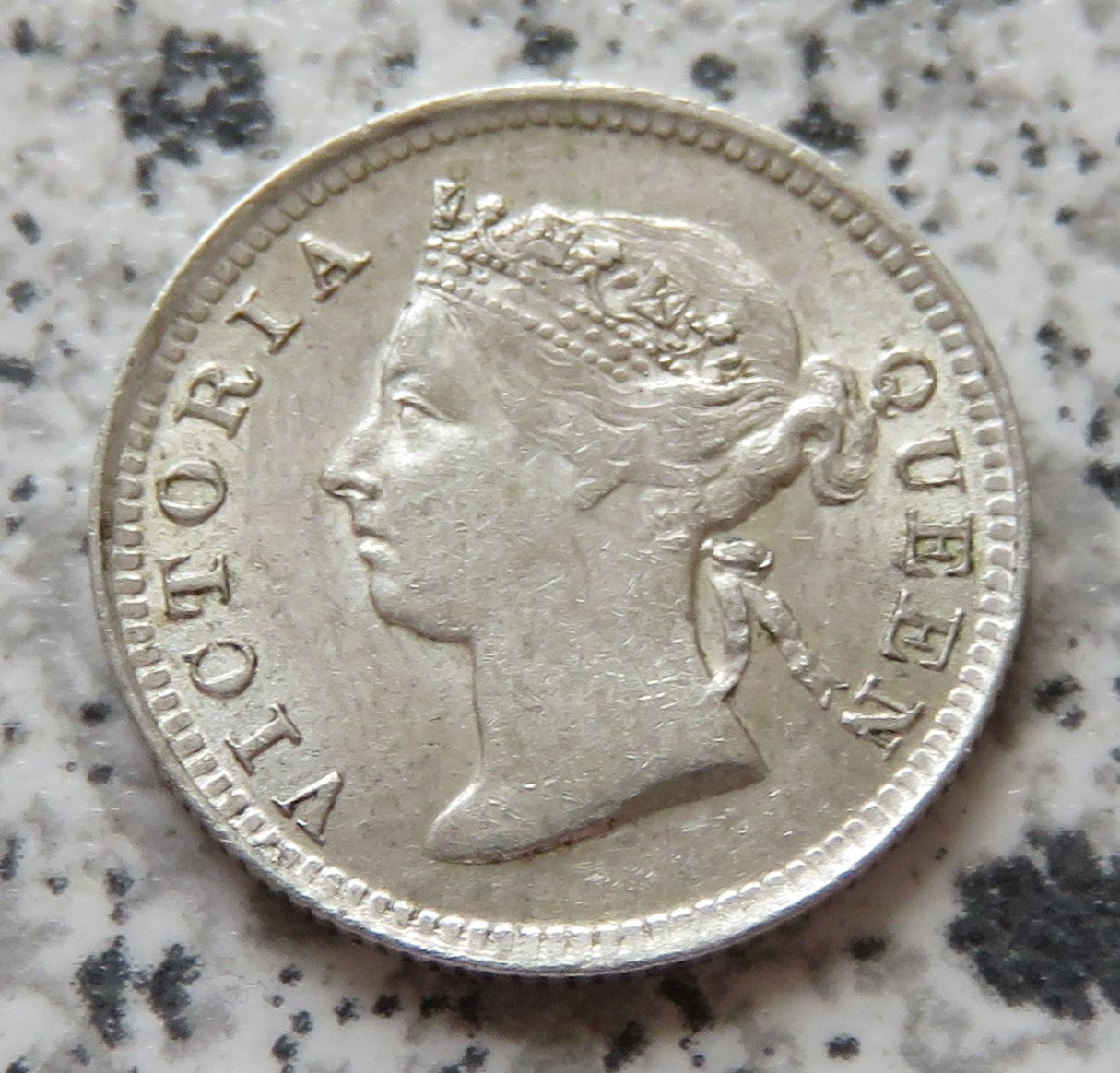  Straits Settlements 5 Cents 1895   