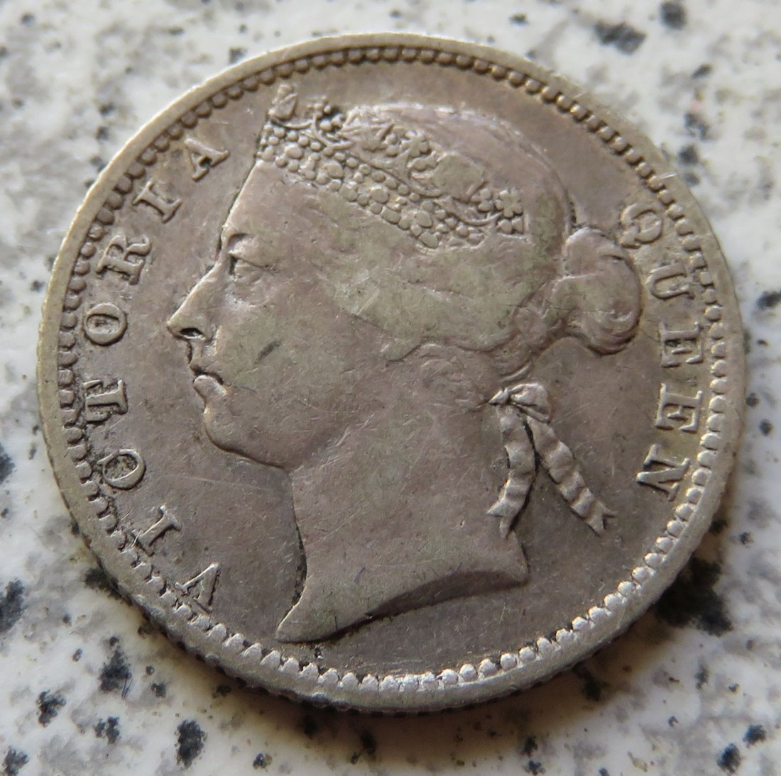  Straits Settlements 10 Cents 1899   