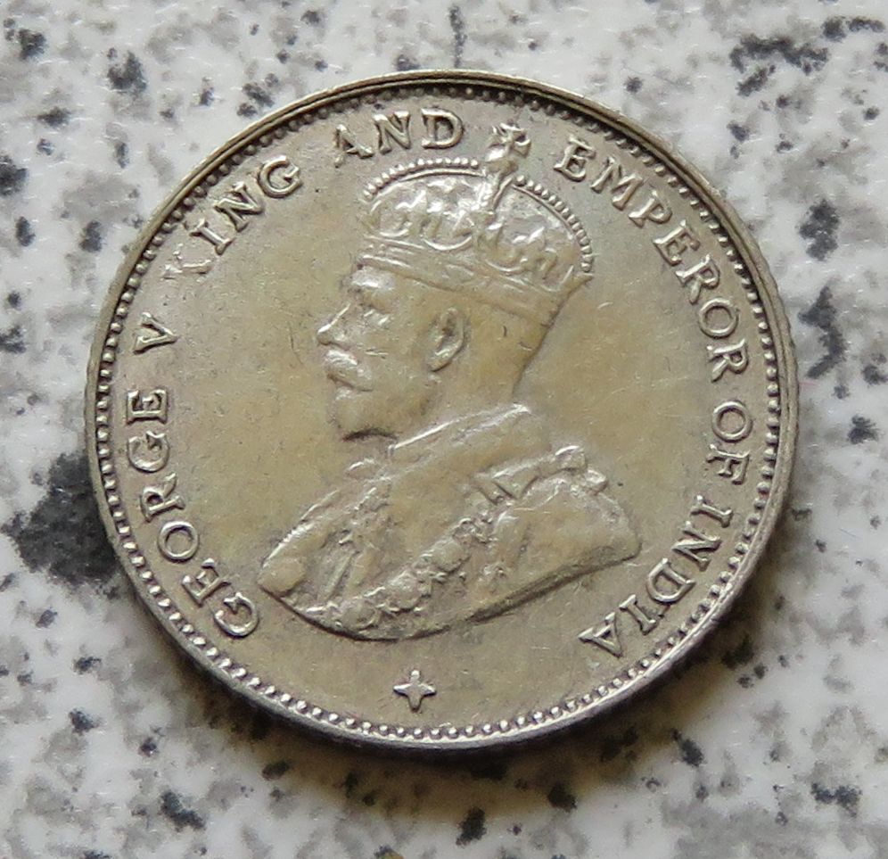  Straits Settlements 10 Cents 1919   