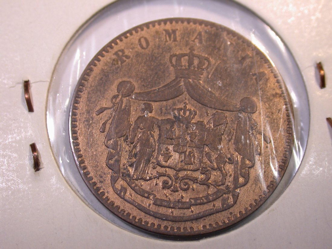  J33 Rumänien  10 Bani 1867 in ss/ss-vz   Originalbilder   
