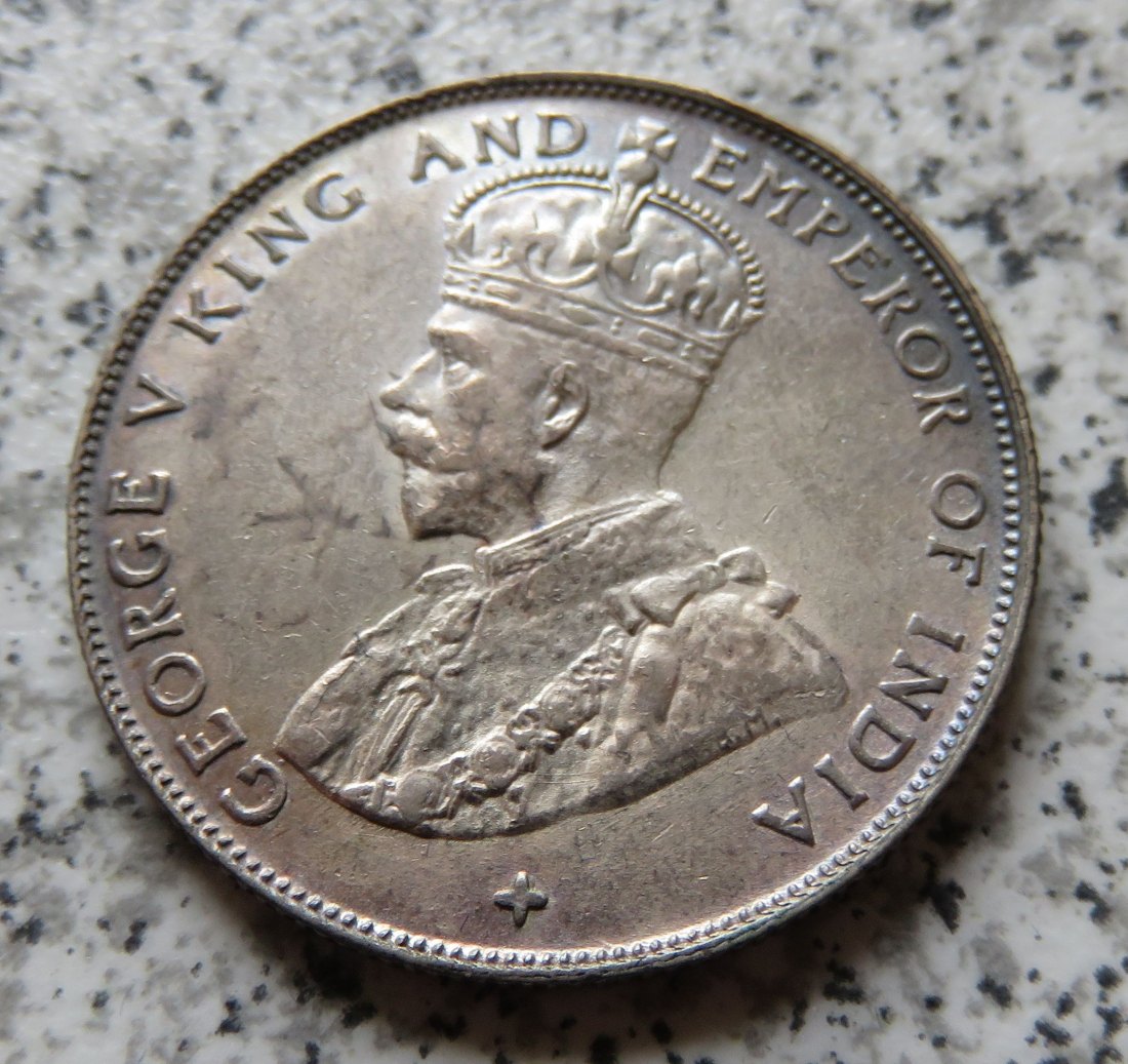  Straits Settlements 50 Cents 1920   