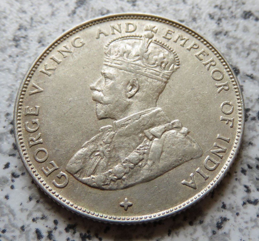  Straits Settlements 50 Cents 1921   