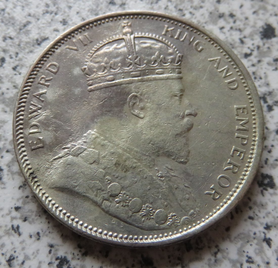  Straits Settlements 1 Dollar 1904 B   