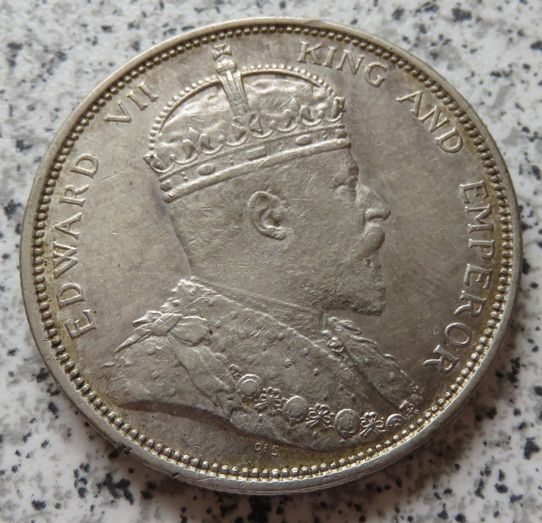  Straits Settlements 1 Dollar 1904 B   