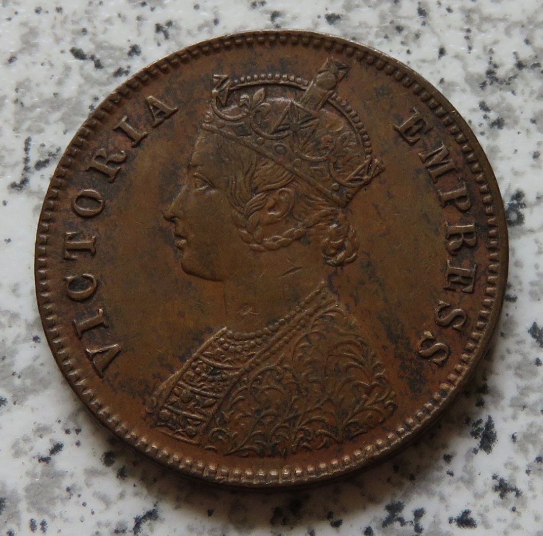  British Indien Quarter Anna 1891 / British Indien 1/4 Anna 1891   
