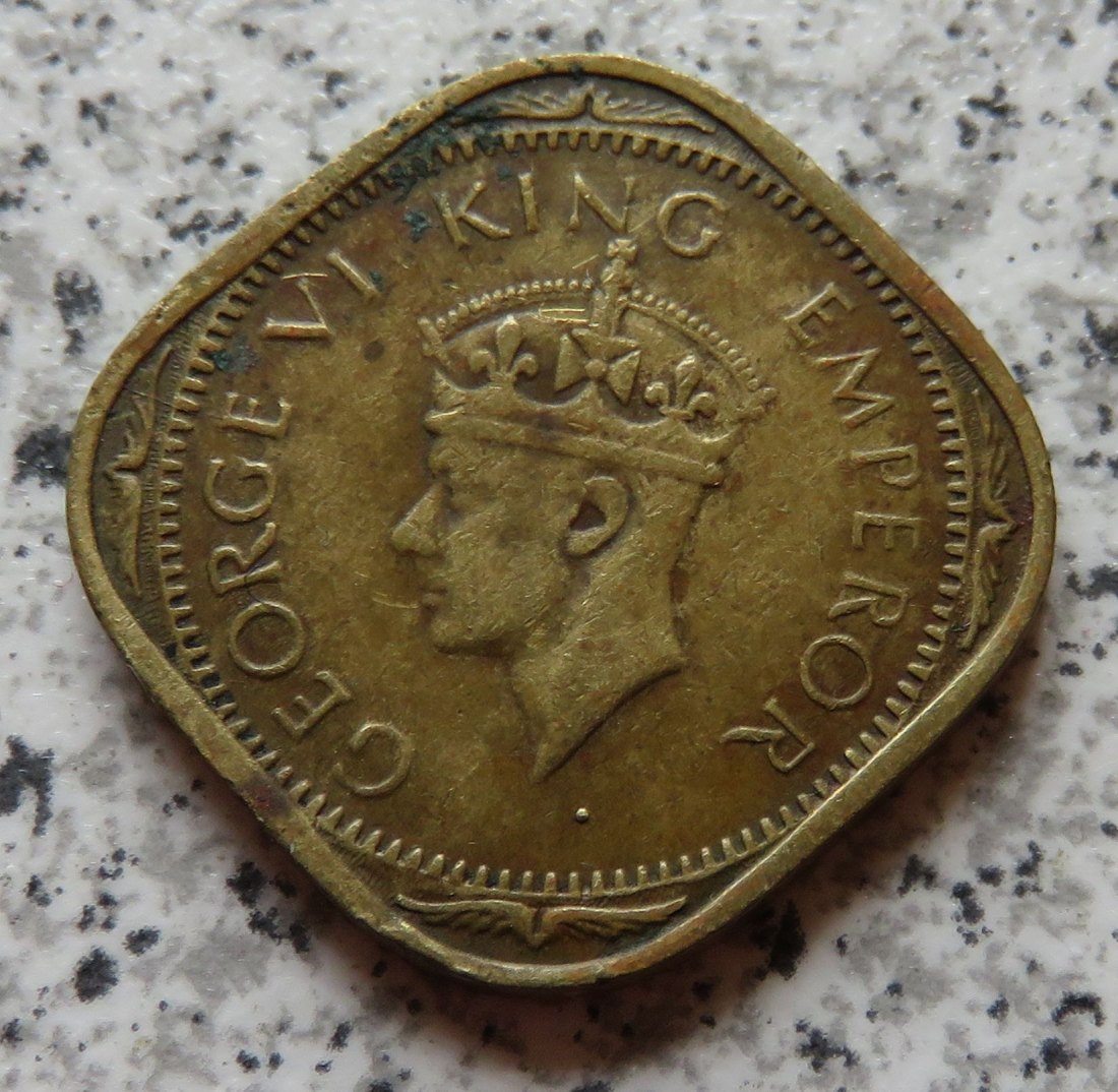  British Indien 2 Annas 1942   