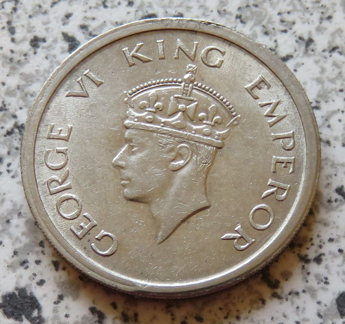  British Indien 1 Rupee 1947   