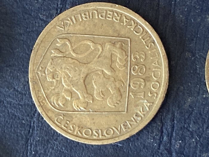  Münze Münzen Umlaufmünze Tschechoslowakei 20 Heller 1983   