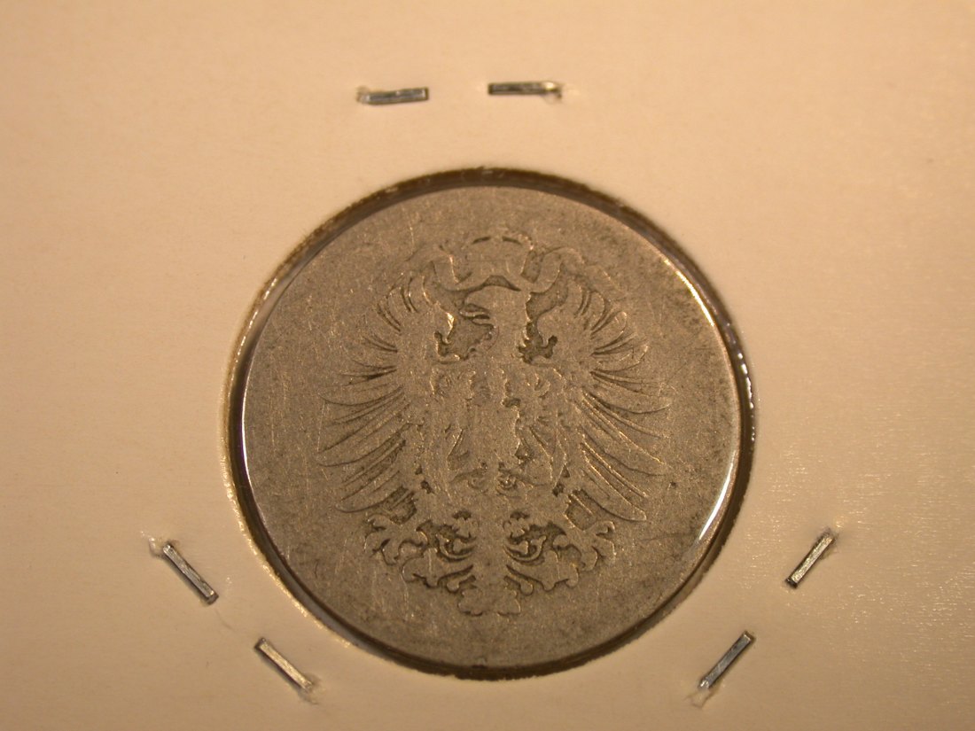  J34  KR  10 Pfennig 1873 G  Belegstück   Originalbilder   