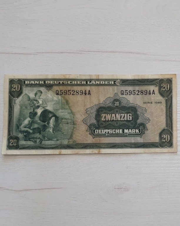  20-Mark-Banknote von 1949   