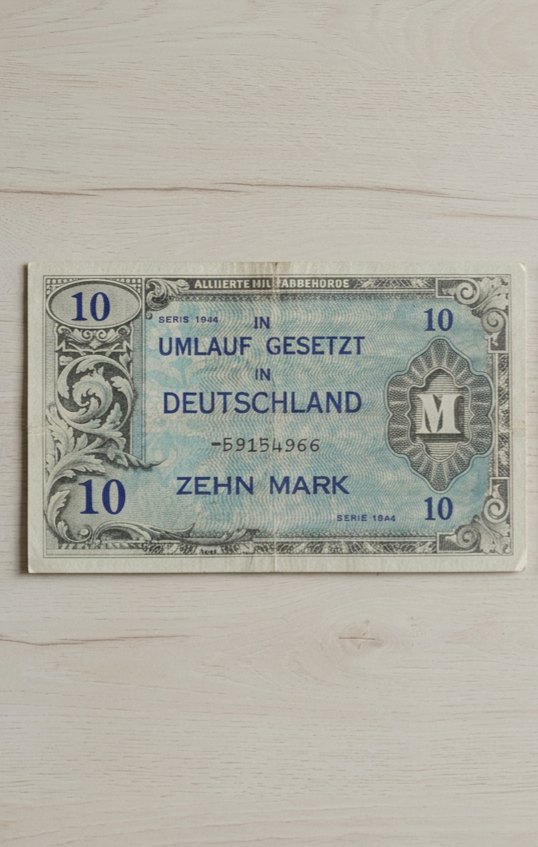  10-Mark-Banknote von 1944   