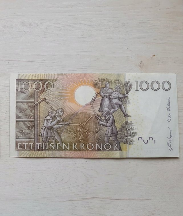  1000-Kronen-Banknote von 1991   