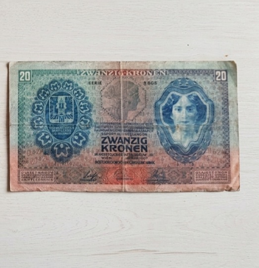  20-Kronen-Banknote von 1907   