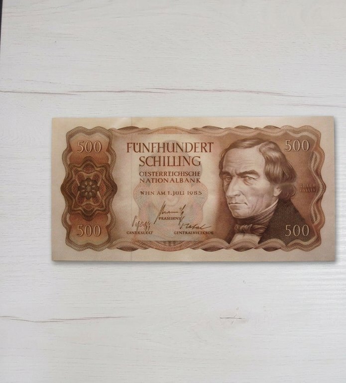  500-Schilling-Banknote Österreich von 1965   