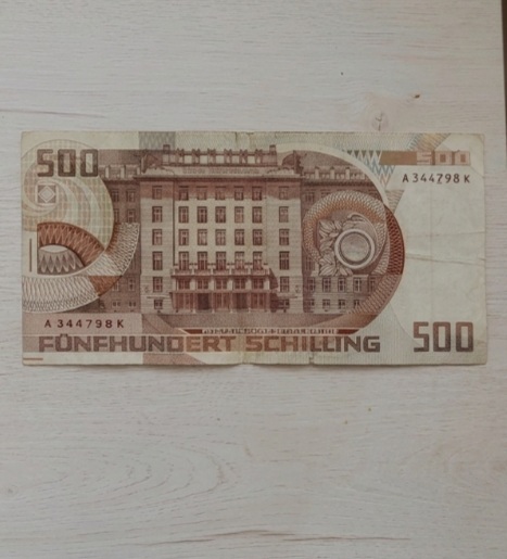  500-Schilling-Banknote Österreich von 1985   