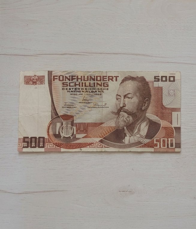  500-Schilling-Banknote Österreich von 1985   