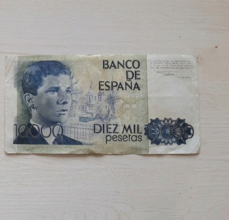  10000-Peseten-Banknote Spanien 1985   
