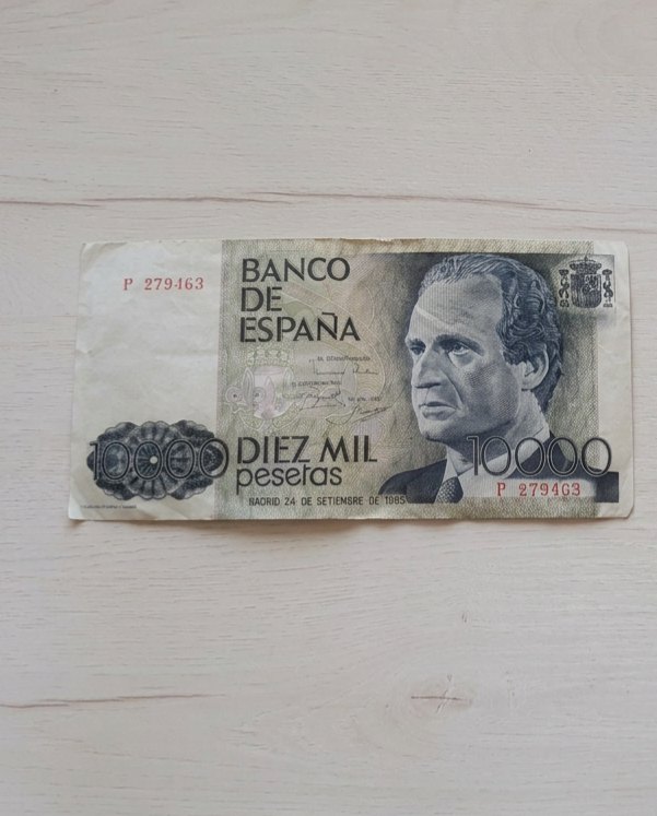  10000-Peseten-Banknote Spanien 1985   