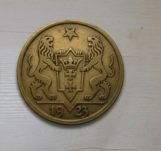  1-Gulden-Münze von 1923   