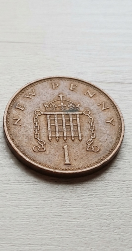  1-Penny-Münze Großbritannien 1971   