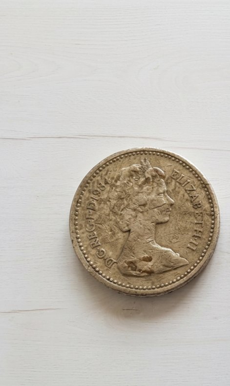  1-Pfund-Münze Großbritannien 1984   