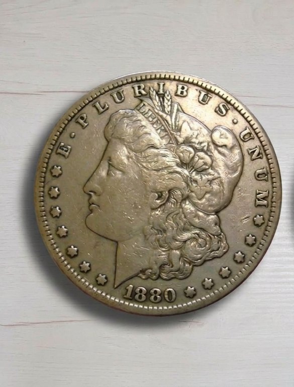 USA 1 Dollar Münze 1880   