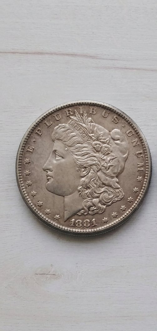  USA 1 Dollar Münze 1881   