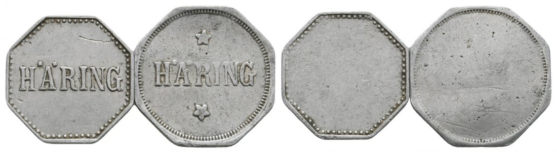  Bayern; Augsburg; Häring; Menzel 985 (2 Stück)   