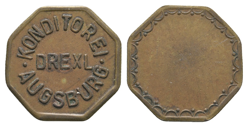  Bayern; Augsburg, Konditorei Drexl; Menzel 1019.2   