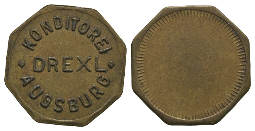  Bayern; Augsburg, Konditorei Drexl; Menzel 1019.5   