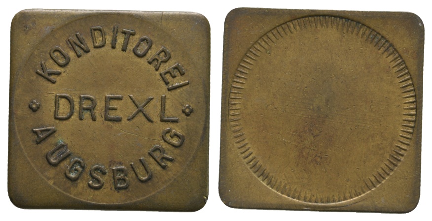  Bayern; Augsburg, Konditorei Drexl; Menzel 1019.11   