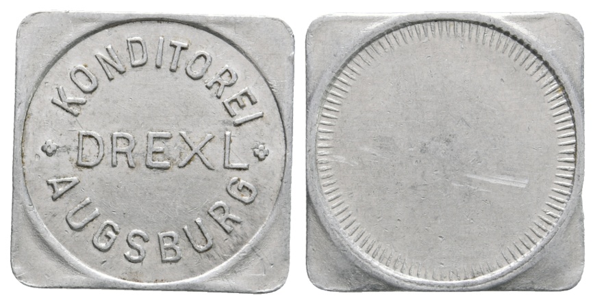  Bayern; Augsburg, Konditorei Drexl; Menzel 1019.12   