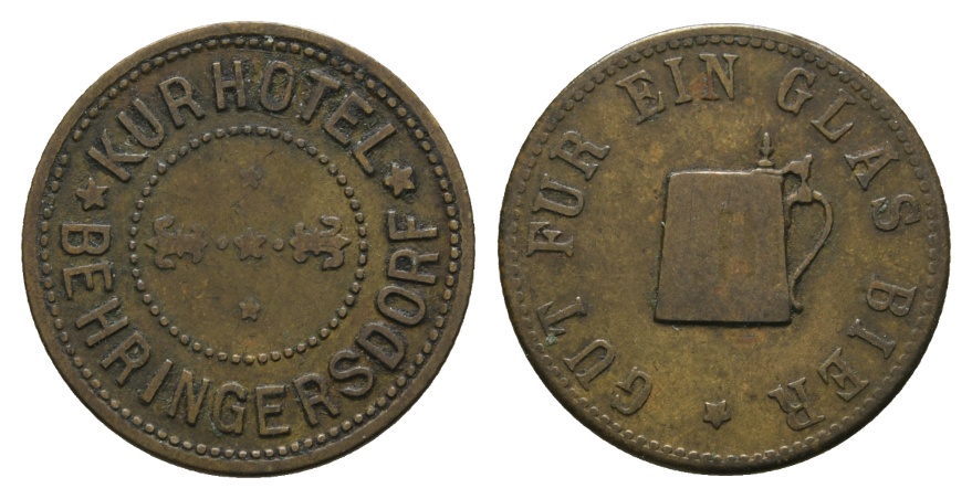  Bayern; Behringsdorf Kurhotel, Gut für ein Glas Bier; Menzel 1682   
