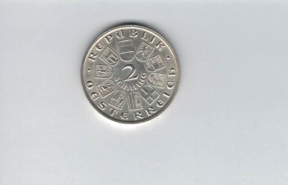  2 Schilling 1928 Franz Schubert 7,68g fein Ag 1. Rep Österreich Spittalgold9800 (2074   