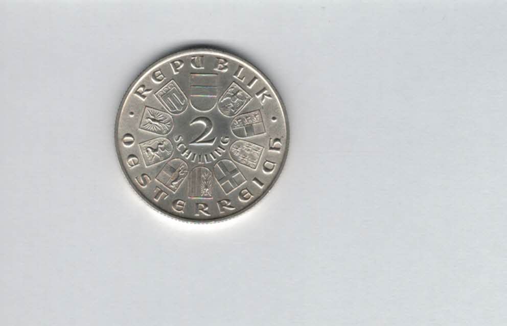  2 Schilling 1931 W.A. Mozart 7,68g fein Ag 1. Rep Österreich Spittalgold9800 (2074/3   