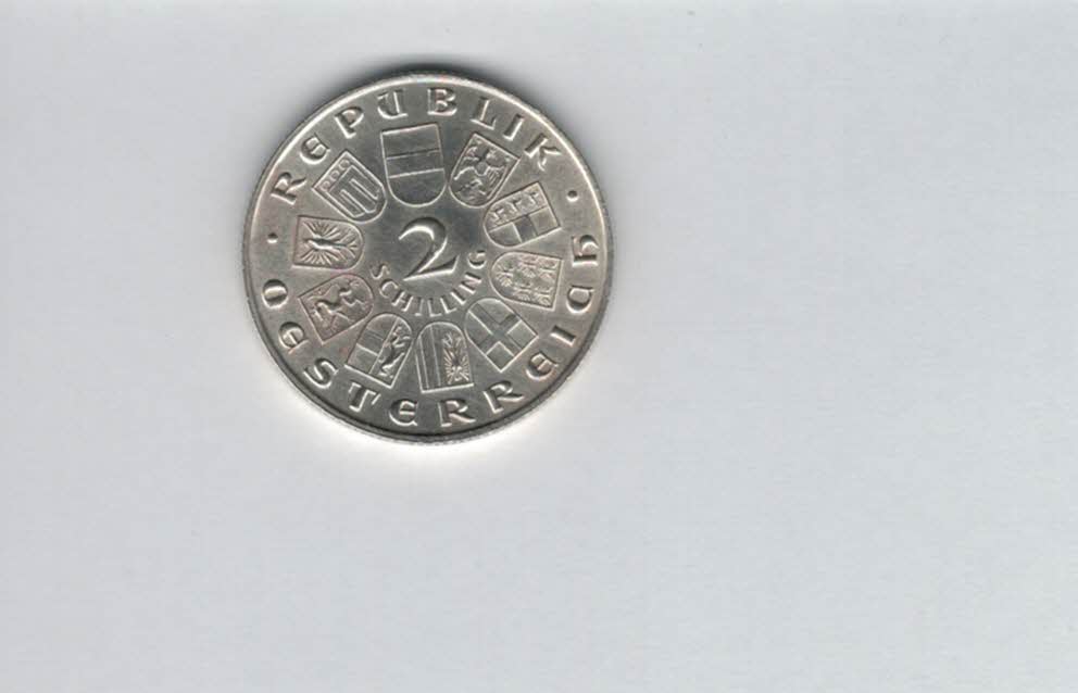  2 Schilling 1932 Josef Haydn 7,68g fein Ag 1. Rep Österreich Spittalgold9800 (2074/4   
