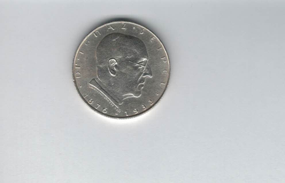  2 Schilling 1932 Ignaz Seipel 7,68g fein Ag 1. Rep Österreich Spittalgold9800 (2074/5   