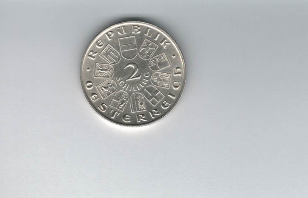  2 Schilling 1932 Ignaz Seipel 7,68g fein Ag 1. Rep Österreich Spittalgold9800 (2074/5   
