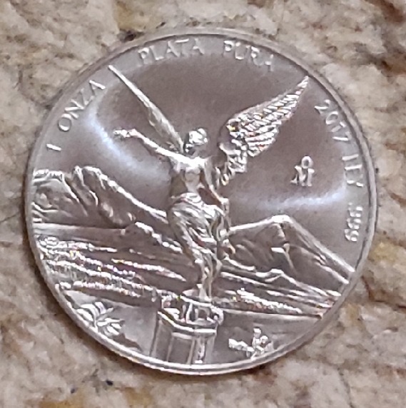  Mexico Silberbullionmünze Freiheit, 1 OZ SILBER   