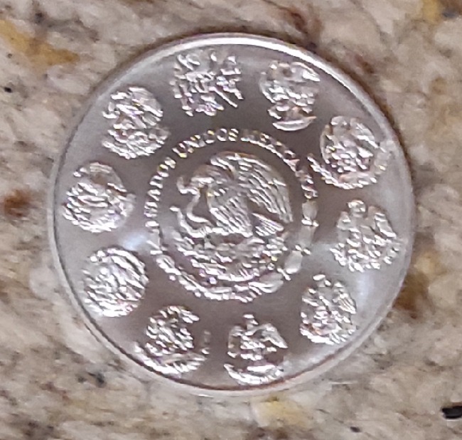  Mexico Silberbullionmünze Freiheit, 1 OZ SILBER   