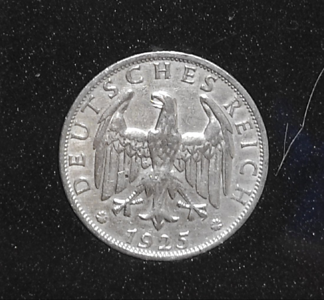  Deutschland 2 Reichsmark 1925 A, SILBER,in Kapsel   