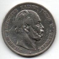  5 MARK Preußen 1874 SS/VZ   